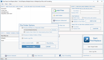 Excel Search & Replace Batch screenshot 3