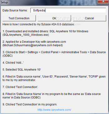 Excel Sybase Anywhere Import, Export & Convert Software screenshot 2