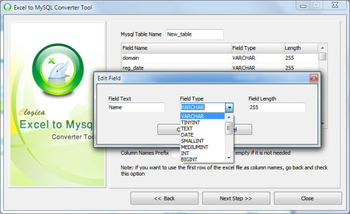 Excel to MySQL Smart Converter screenshot