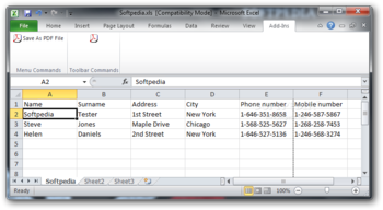 Excel to PDF Converter screenshot