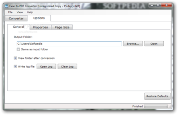 Excel to PDF Converter screenshot 3