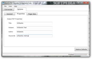 Excel to PDF Converter screenshot 4