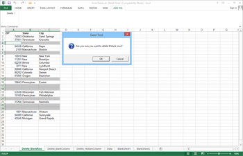 Excel Tool Delete Blank, Hidden Rows, Columns, Sheets (formerly Excel Delete) screenshot 3