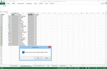 Excel Tool Delete Blank, Hidden Rows, Columns, Sheets (formerly Excel Delete) screenshot 4