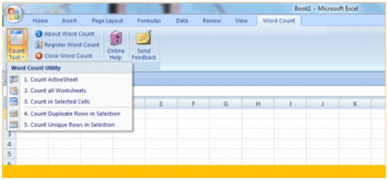 Excel Word Count screenshot