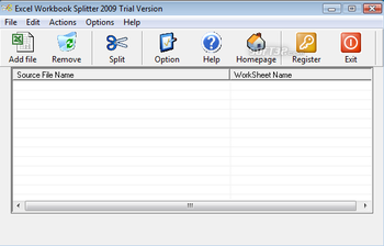 Excel Workbook Splitter screenshot 2