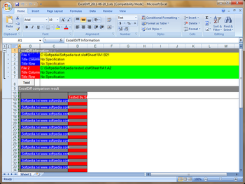 ExcelDiff screenshot 3