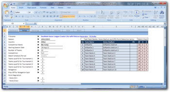 Excelindo Soccer League Creator Lite screenshot