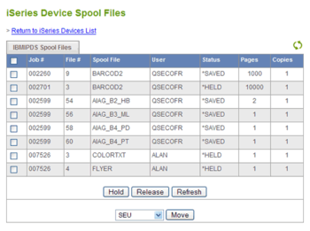 ExcelliPrint IPDS Print Server screenshot