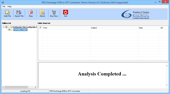 Exchange EDB to PST Converter screenshot