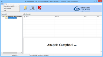 Exchange EDB to PST Converter screenshot 2