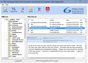Exchange EDB to PST Converter screenshot 5