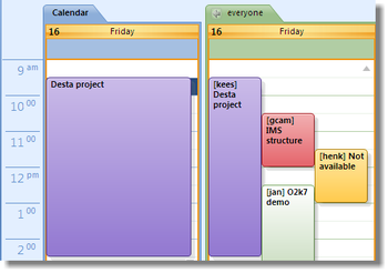 Exchange GroupCalendar screenshot 2