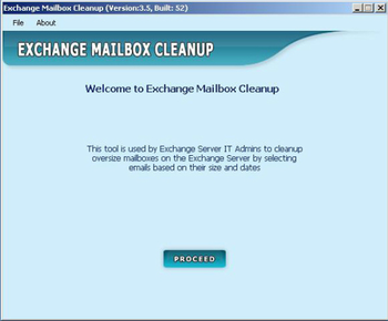 Exchange Mailbox Cleanup screenshot