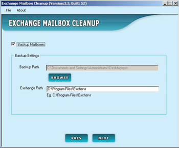 Exchange Mailbox Cleanup screenshot 2