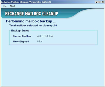 Exchange Mailbox Cleanup screenshot 3