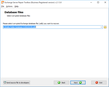 Exchange Server Repair Toolbox screenshot 3