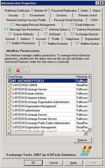 Exchange Tasks 2007 screenshot