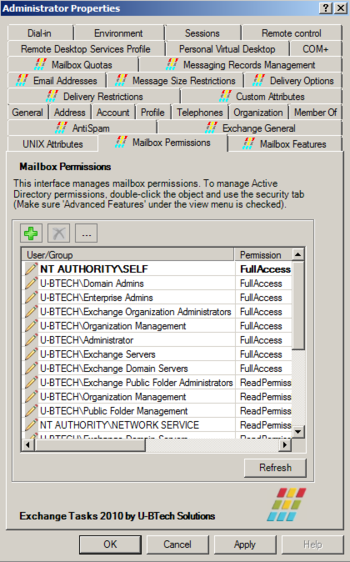 Exchange Tasks 2010 screenshot
