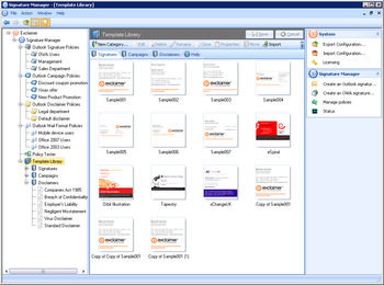 Exclaimer Signature Manager screenshot 7