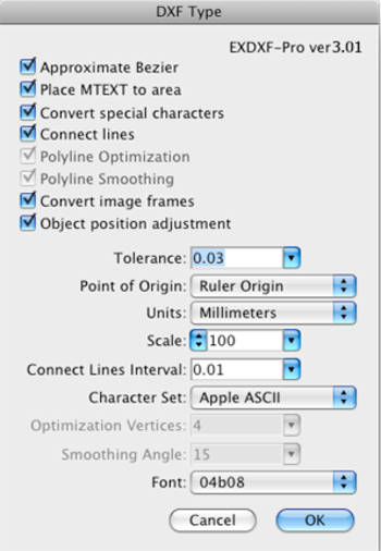 EXDXF Pro3 for Windows screenshot 2