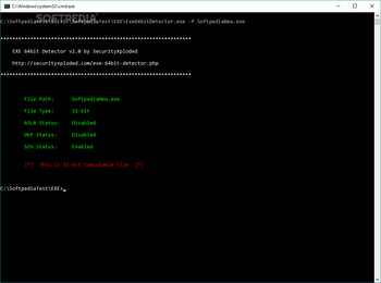 Exe 64bit Detector screenshot