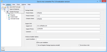 Exe to msi converter Pro screenshot 8