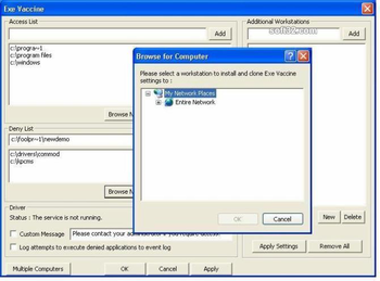 Executable Vaccine screenshot