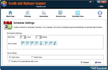 Exedb Anti Malware Scanner screenshot 4