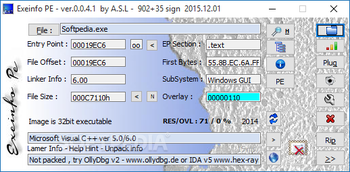 Exeinfo PE screenshot