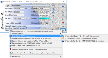 Exeinfo PE screenshot 4