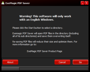 ExeMagic PDF Saver screenshot
