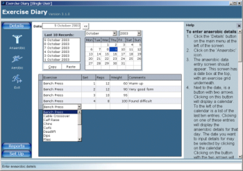 Exercise Diary screenshot 3