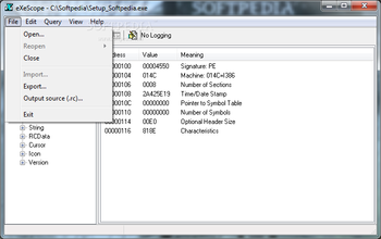 eXeScope screenshot 2