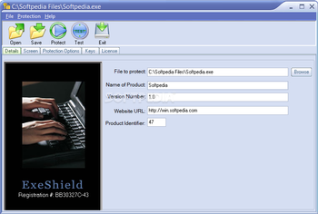 ExeShield Protector screenshot
