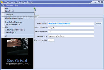 ExeShield Protector screenshot 2