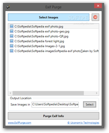 Exif Purge screenshot