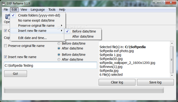 EXIF ReName screenshot 2