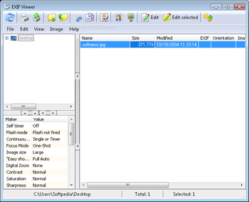 EXIF Viewer screenshot