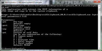 exif2clipboard screenshot
