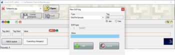 EXIFeditor screenshot 2