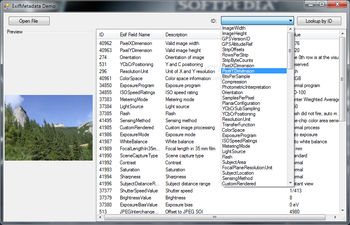 ExifTags screenshot