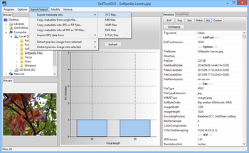 ExifToolGUI screenshot 4