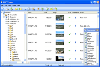 EXIFViewer screenshot