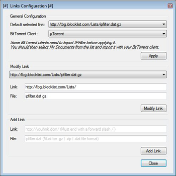 EXIL IPFilter Updater screenshot