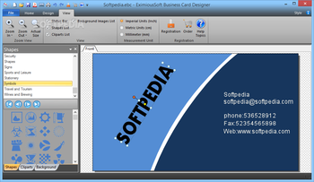 EximiousSoft Business Card Designer screenshot 3