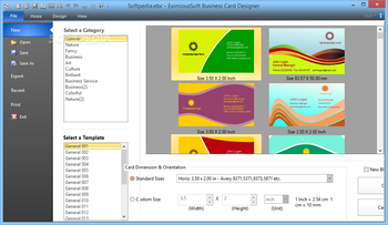 EximiousSoft Business Card Designer screenshot 4