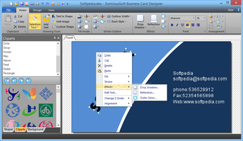 EximiousSoft Business Card Designer screenshot 5