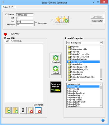 Exiso-GUI screenshot 2