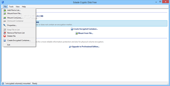Exlade Cryptic Disk Free screenshot 2